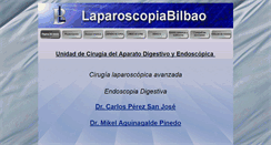 Desktop Screenshot of laparoscopiabilbao.com